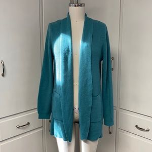 Pink Clover (from Stitch Fix) teal cardigan